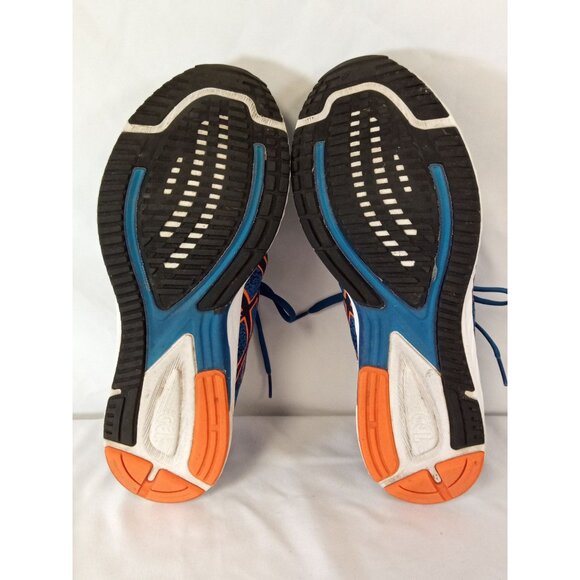 Asics Men's Feel Fast Blue White Orange Athletic Shoes Size 10 - Picture 11 of 11